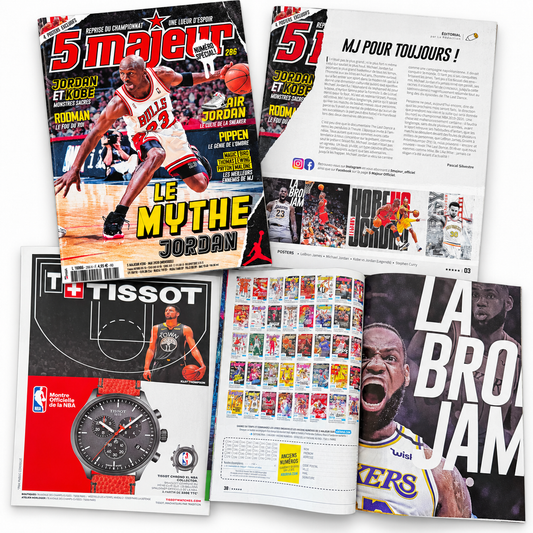 5 MAJEUR - N°286 – Michael Jordan « Le Mythe » – Mai 2020