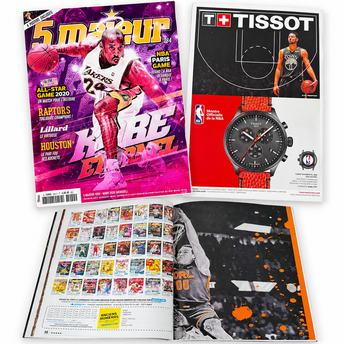 5 MAJEUR - N°284 – Kobe Bryant « Kobe Éternel » – Mars 2020