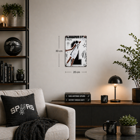 MA BASKET BOX – Plaque Déco Basket N°1 Wemby