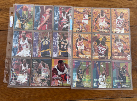 FLEER - Lot 232 Cartes NBA Fleer 1995-96 – Collection Vintage Basketball Années 90