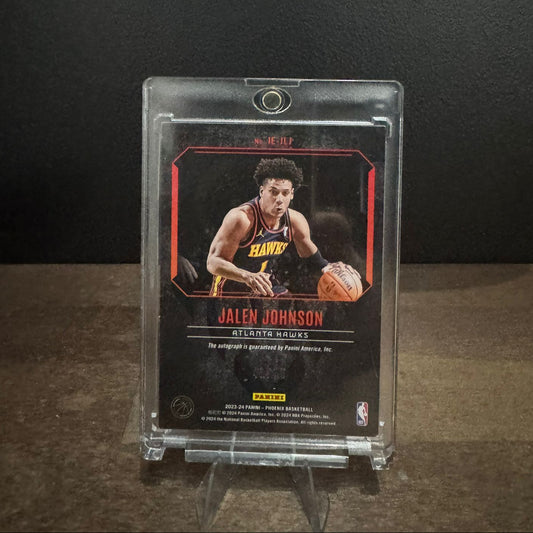 PANINI - Autographe Jalen Johnson 43/75 Atlanta Hawks 2023-2024