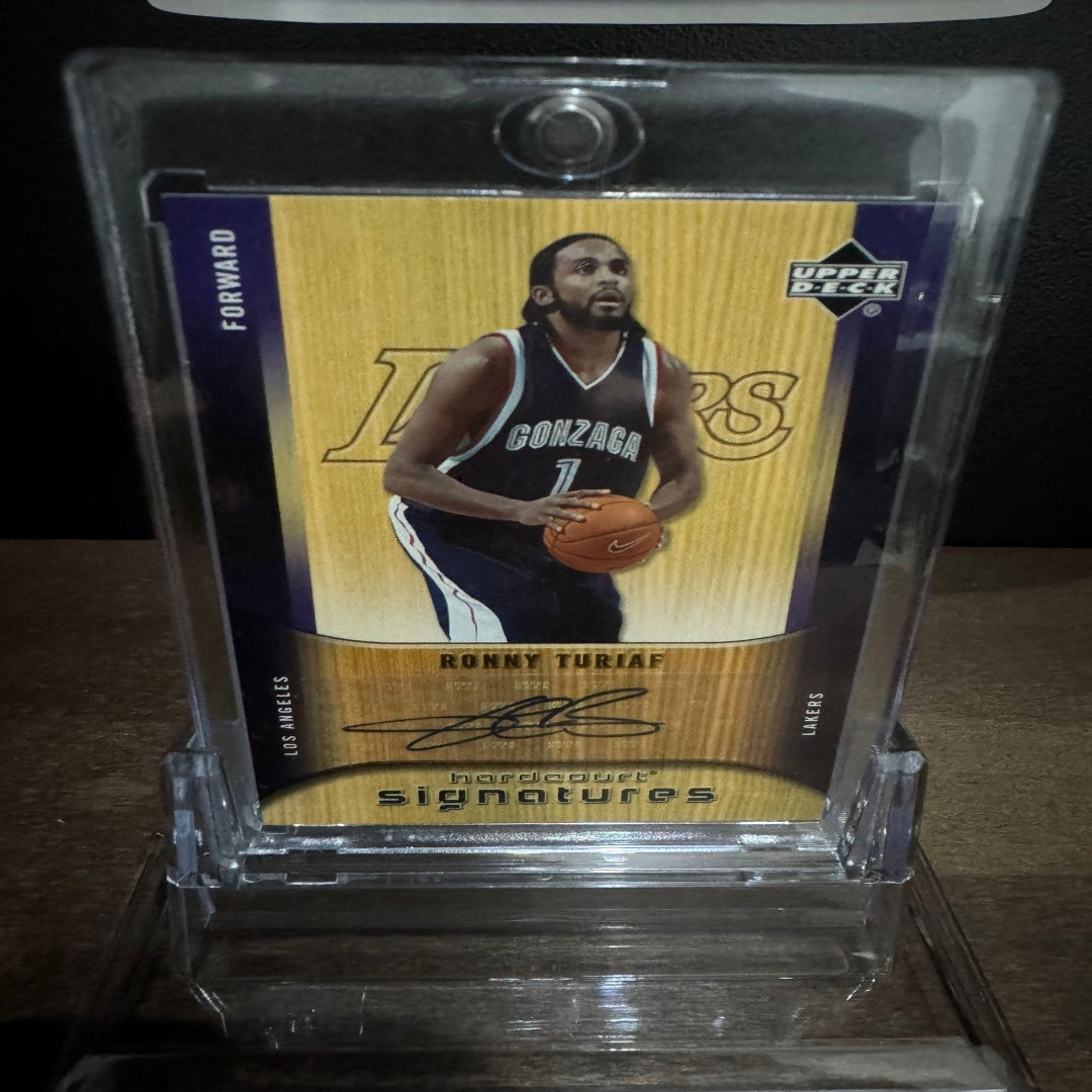 UPPER DECK- Autographe Ronny Turiaf Los Angeles Lakers