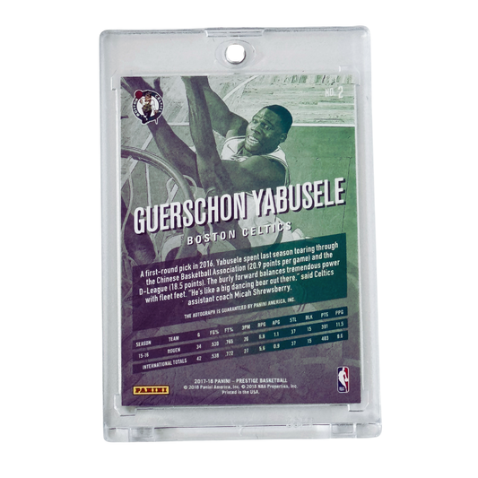 PANINI - Prestige Autographe GUERSCHON YABUSELE 2017-2018