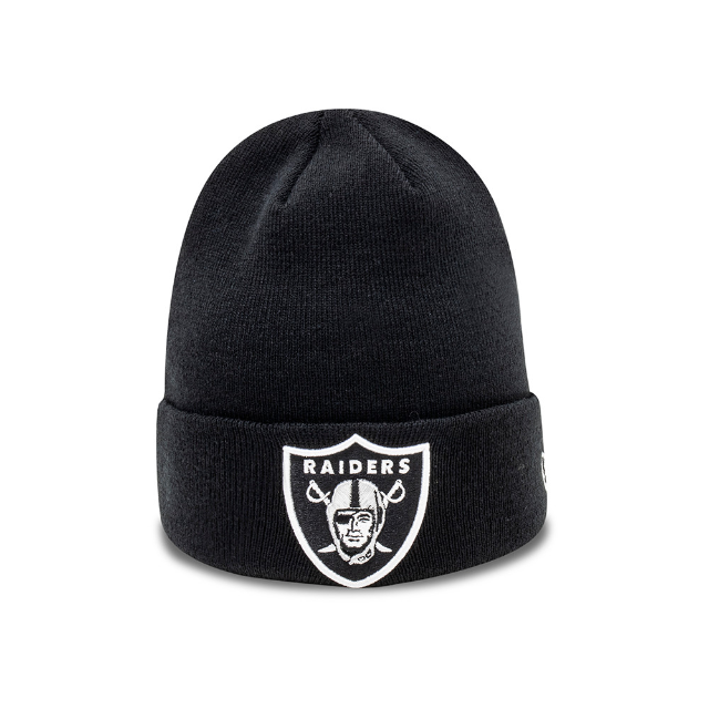 New Era – Bonnet NFL Essential Cuff Beanie Las Vegas Raiders – Noir