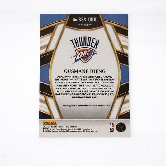 PANINI – Auto Ousmane Dieng RC Select NBA Oklahoma City Thunder