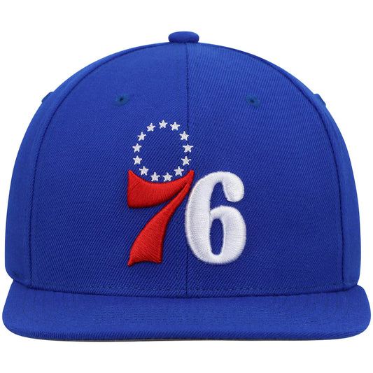 MITCHELL & NESS - Casquette Philadelphia 76ers Ground 2.0 Snapback Royal