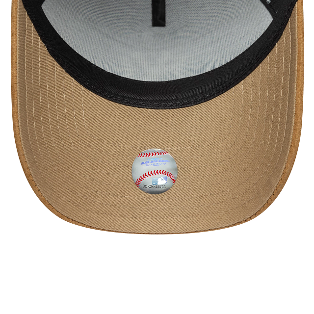 New Era – Casquette 9FORTY Yankees Suede Visor Noir