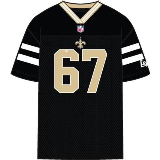 NEW ERA – Maillot Mesh New Orleans Saints NFL Noir (N°67) 60590526