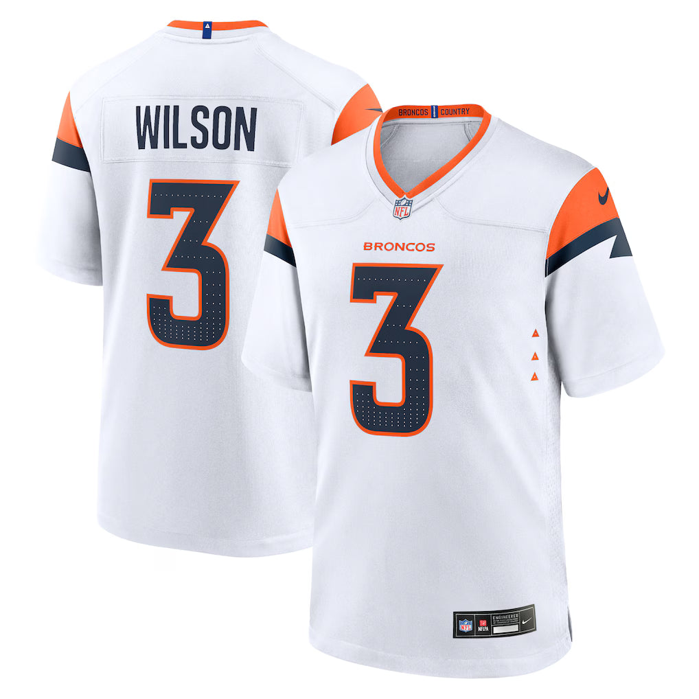 NIKE - Maillot Russell Wilson Denver Broncos Blanc – 200422451
