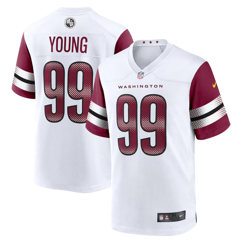 NIKE- Maillot Chase Young Washington Commanders Blanc – 4482812