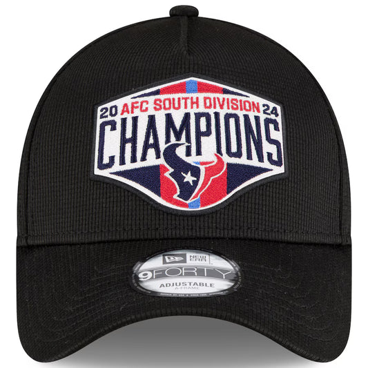 New Era - Casquette Houston Texans Champions AFC South 2024 - 9FORTY - Noir