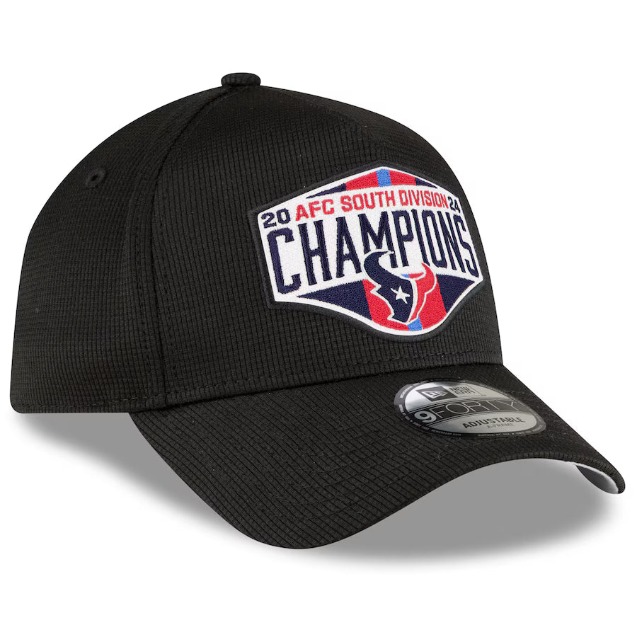 New Era - Casquette Houston Texans Champions AFC South 2024 - 9FORTY - Noir