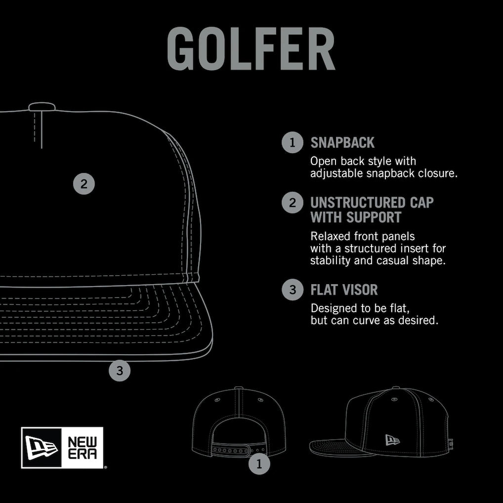 NEW ERA Casquette Los Angeles Lakers Golfer Snapback Palm Trees