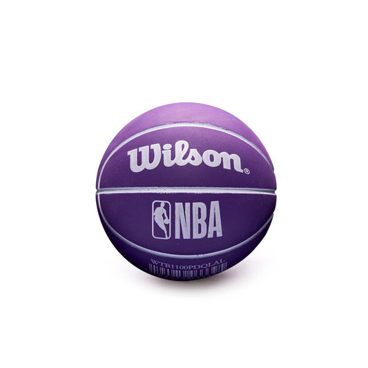 WILSON – Mini Ballon NBA Dribbler Los Angeles Lakers Violet