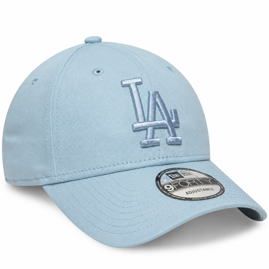 Casquette New Era 9FORTY Los Angeles Dodgers League Essential – Bleu pastel