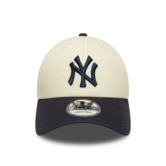 NEW ERA - Casquette New York Yankees Colour Block Crème 9FORTY - 60595215
