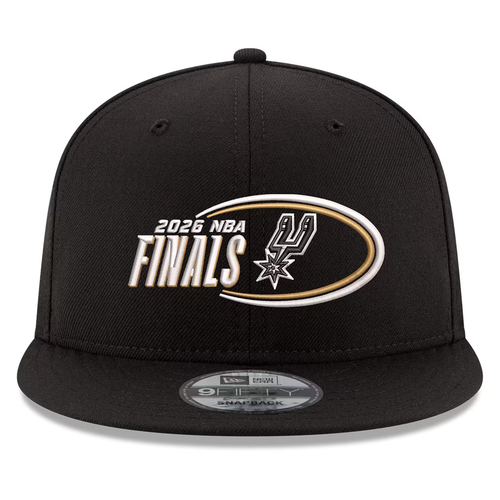 NEW ERA – Casquette San Antonio Spurs 2026 NBA Finals 9FIFTY Snapback – Noire