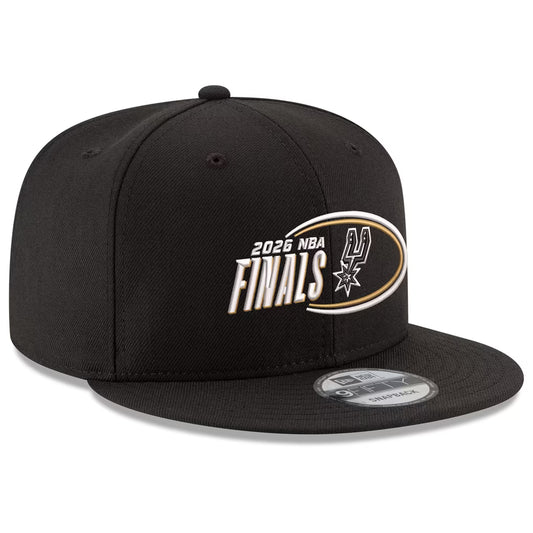 NEW ERA – Casquette San Antonio Spurs 2026 NBA Finals 9FIFTY Snapback – Noire