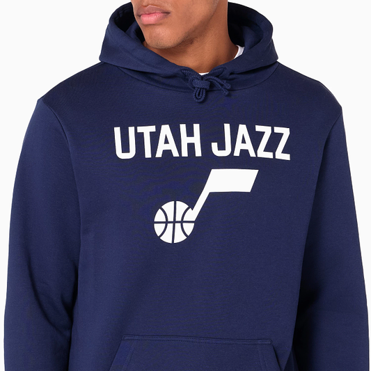 NEW ERA – Sweat à Capuche Utah Jazz NBA Bleu Marine – Référence 60505442