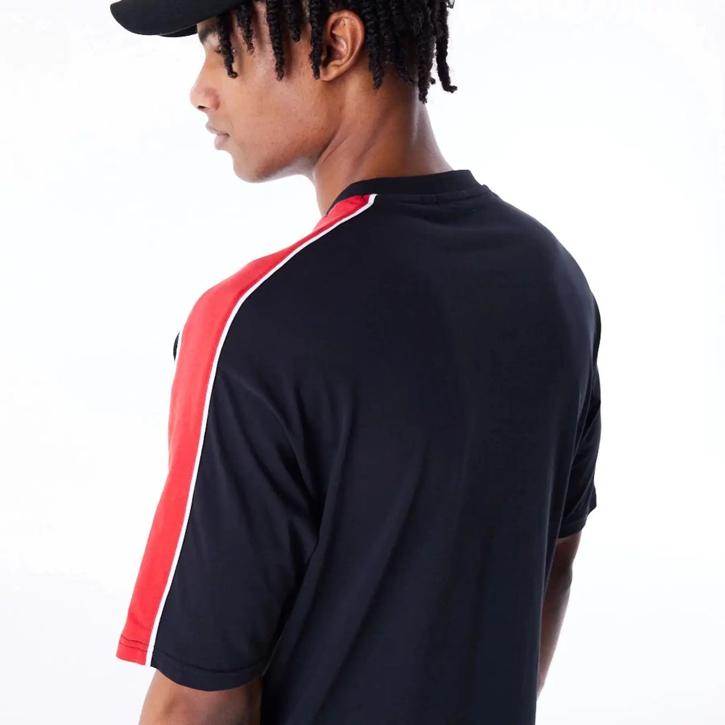 NEW ERA – T-shirt Chicago Bulls NBA Panel OS Noir Taille M - 60564797