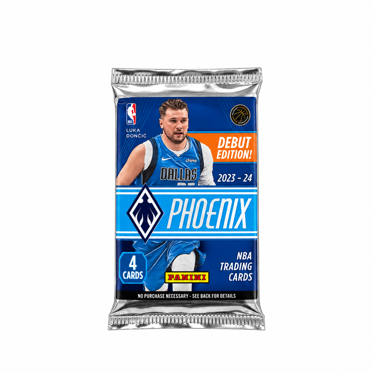 PANINI - Paquet Phoenix NBA 2023-24 Debut Edition – Pack 4 Cartes