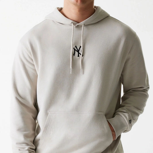 NEW ERA – Sweat à Capuche Oversize New York Yankees MLB Crème – Réf. 60675753