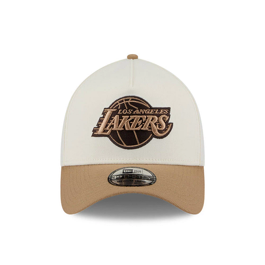NEW ERA - Casquette LA Lakers 39THIRTY Blanc/Beige ML 60766673