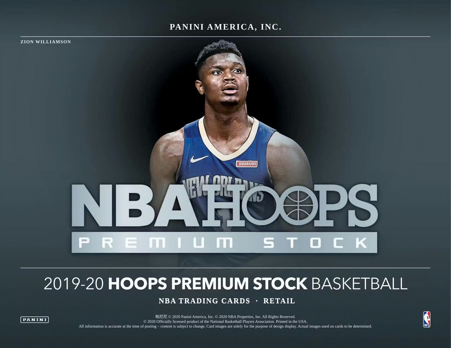 PANINI - 2019/20 Hoops Premium Stock Basketball Blaster Box (8 Packs)