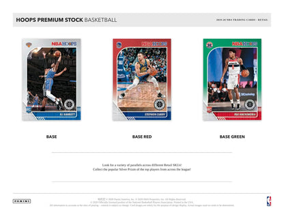 PANINI - 2019/20 Hoops Premium Stock Basketball Blaster Box (8 Packs)