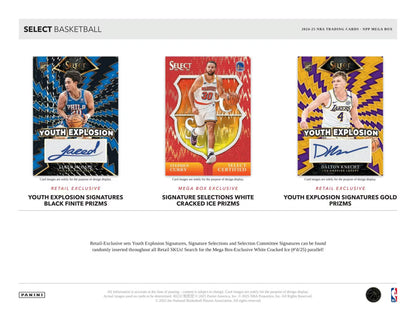 PANINI - Select Basketball 2024/25 – Mega Box Red & Purple Cracked Ice