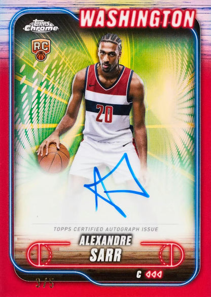 TOPPS Chrome Basketball 2024/25 – Mega Box Cartes NBA