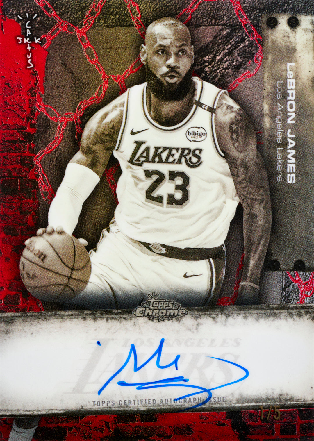 TOPPS - Chrome Cactus Jack Basketball NBA 2025-26 - Hobby Box