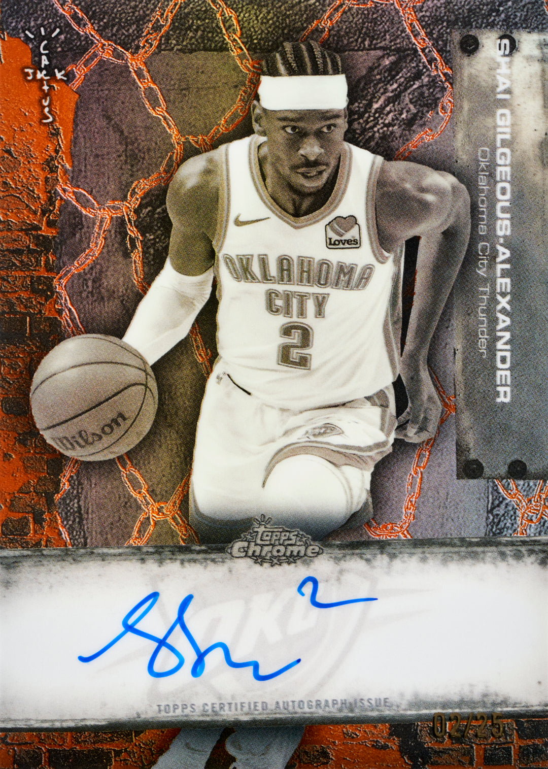 TOPPS - Chrome Cactus Jack Basketball NBA 2025-26 - Hobby Box