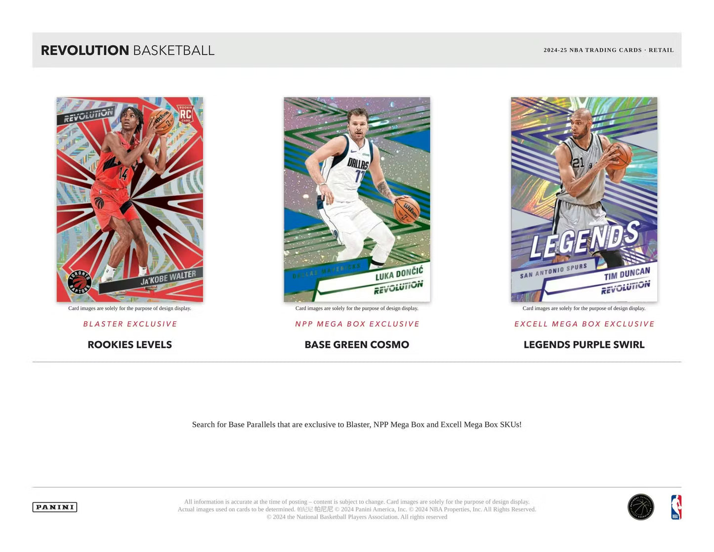 PANINI Revolution Basketball 2024/25 – Blaster Pack (4 Cartes)