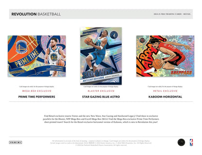 PANINI Revolution Basketball 2024/25 – Blaster Pack (4 Cartes)