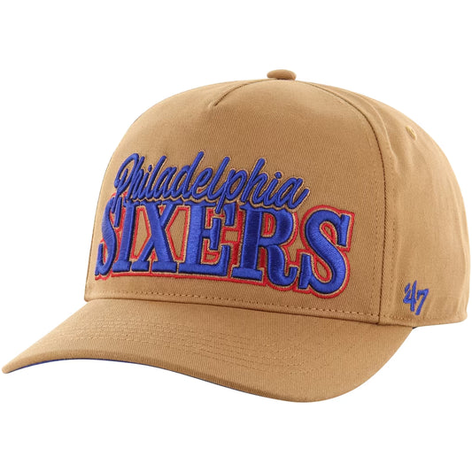 ’47 – Casquette Philadelphia 76ers Barnes Hitch Adjustable – Marron