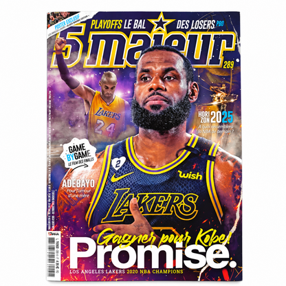 5 MAJEUR - N°289 – LeBron James & Kobe Bryant – Lakers Champions NBA 2020