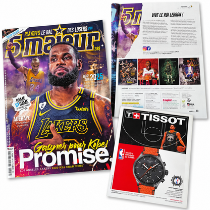 5 MAJEUR - N°289 – LeBron James & Kobe Bryant – Lakers Champions NBA 2020