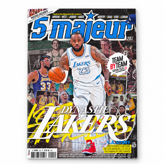 5 MAJEUR - N°291 – LeBron James – Dynasty Lakers – Janvier 2021