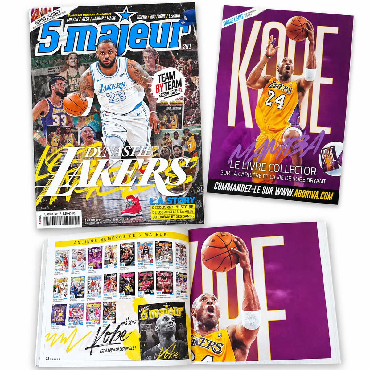 5 MAJEUR - N°291 – LeBron James – Dynasty Lakers – Janvier 2021
