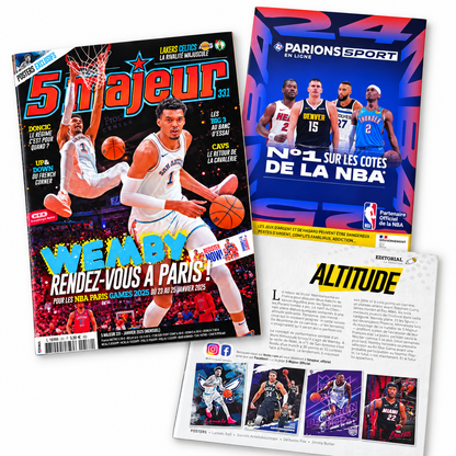 5 MAJEUR - N°331 – Victor Wembanyama – NBA Paris Games 2025 – Janvier 2025