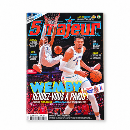 5 MAJEUR - N°331 – Victor Wembanyama – NBA Paris Games 2025 – Janvier 2025