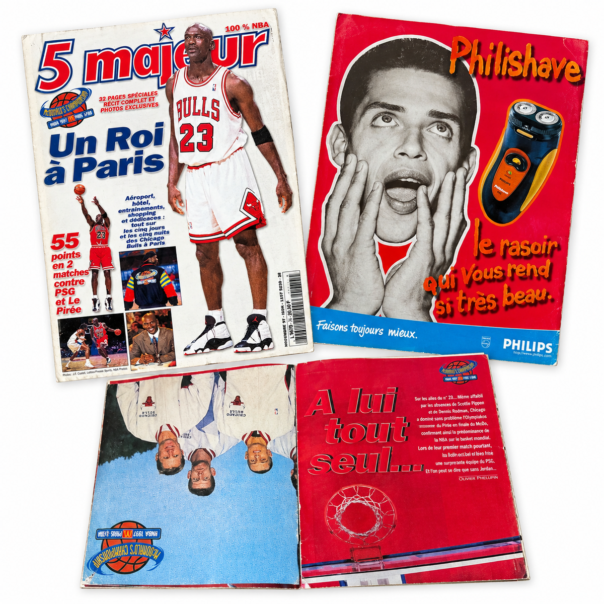 5 MAJEUR - N°28 – Michael Jordan - Un Roi à Paris – Novembre 1997