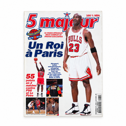 5 MAJEUR - N°28 – Michael Jordan - Un Roi à Paris – Novembre 1997