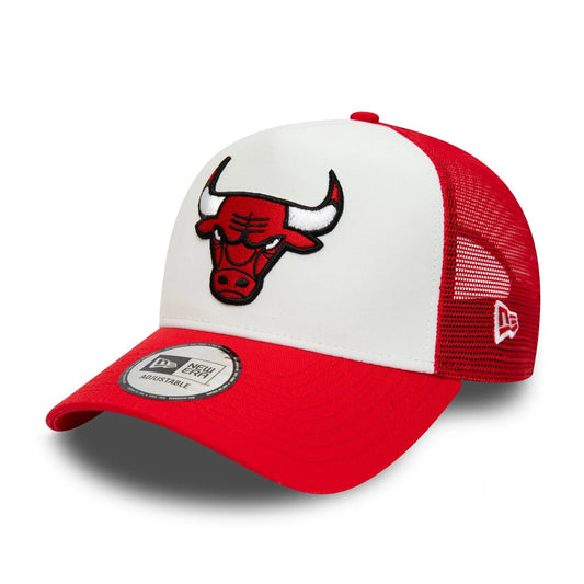 NEW ERA - Casquette Trucker Chicago Bulls Rouge Blanc 60348855