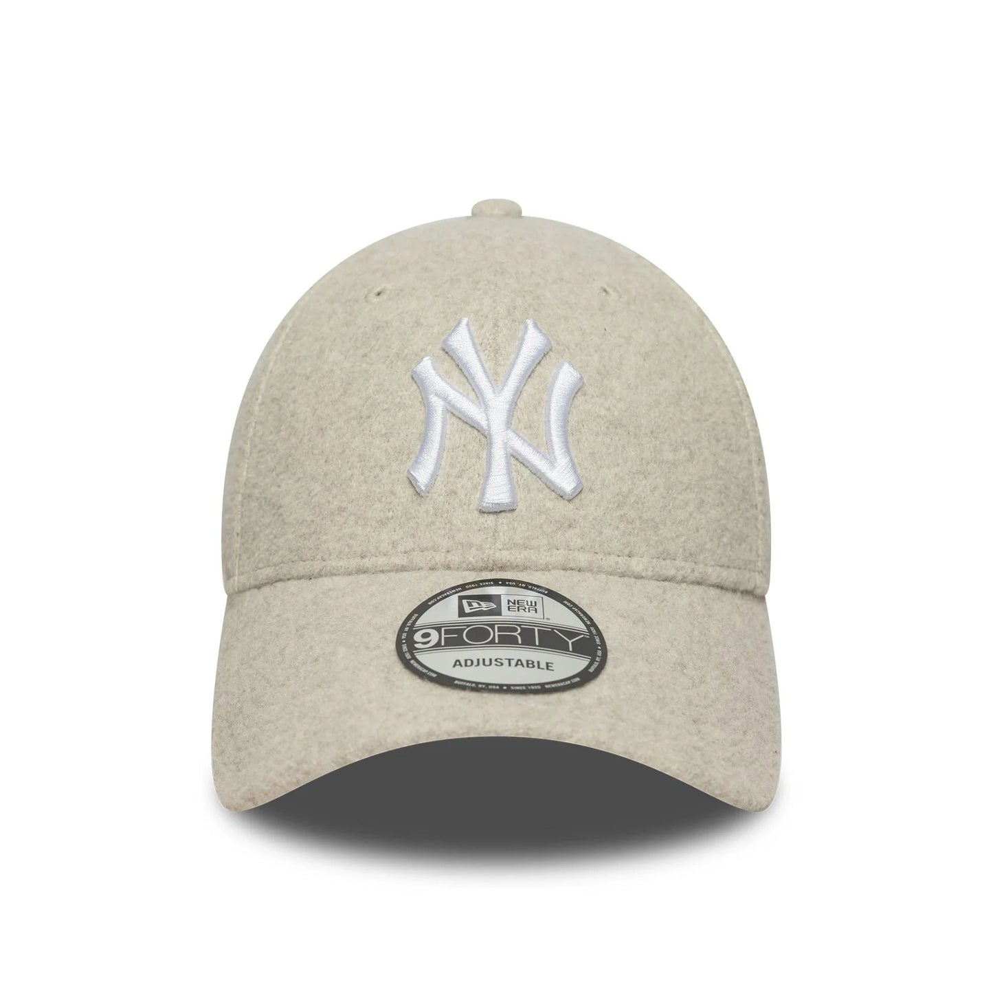 NEW ERA - Casquette 9Forty Melton Wool NY Yankee 60758974 Beige Chiné