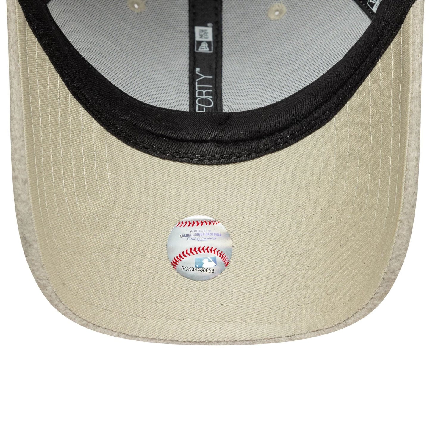 NEW ERA - Casquette 9Forty Melton Wool NY Yankee 60758974 Beige Chiné