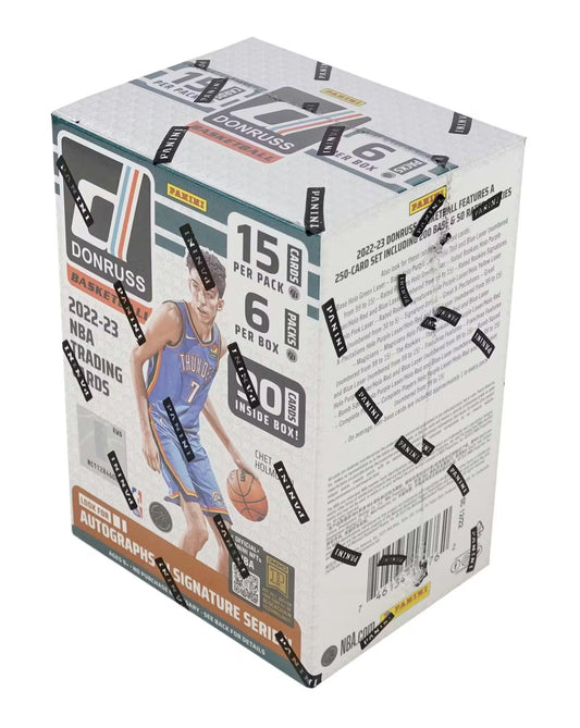 PANINI - Donruss Basketball 2022/23 – Boîte Blaster 6 Packs Cartes NBA