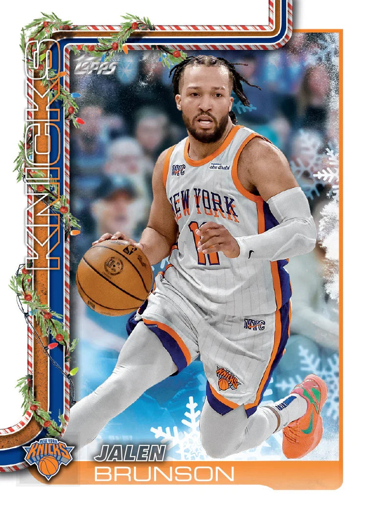 TOPPS - Calendrier Avent NBA 2025-26 Topps Holiday Basketball – Countdown Calendar