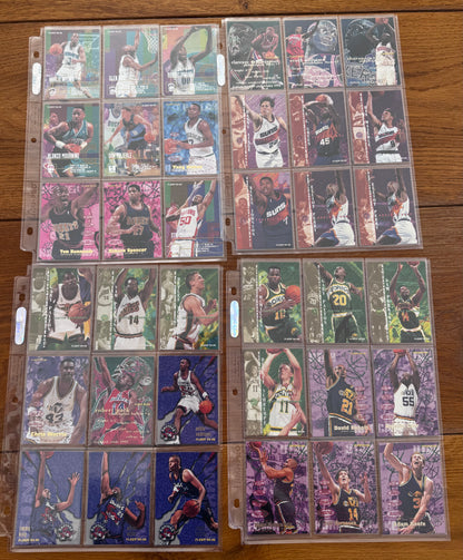 FLEER - Lot 232 Cartes NBA Fleer 1995-96 – Collection Vintage Basketball Années 90